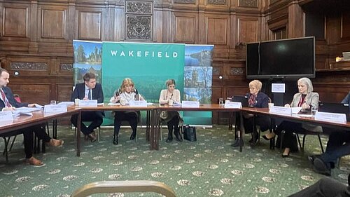 A meeting of Wakefield district councillors